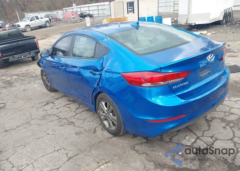 2018 Hyundai Elantra Sel z USA, uszkodzony, nr VIN 5NPD84LF5JH387733